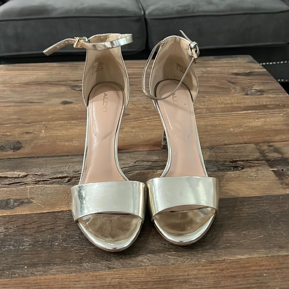Gold heels
